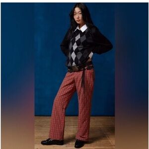 BDG Red Striped quilted Women's Pants